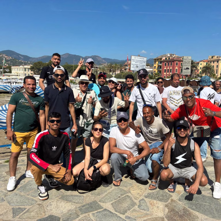 Gruppo durante un'uscita organizzata dall'associazione