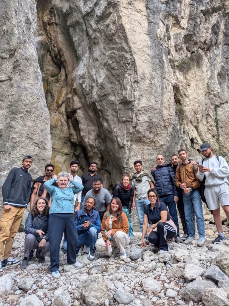 Gruppo durante un'uscita organizzata dall'associazione